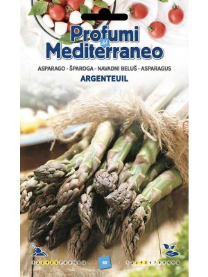Asparago Argenteuil - busta di sementi Profumi del Mediterraneo