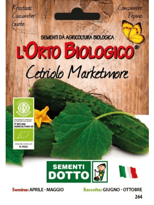 Cetriolo Marketmore - busta di sementi L'Orto Biologico