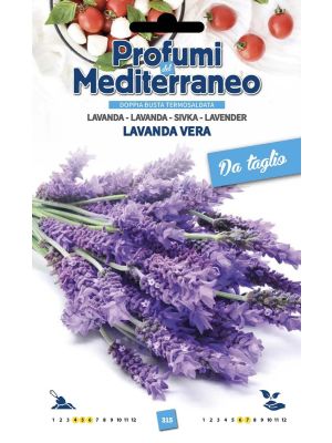 Lavanda Vera - busta di sementi Profumi del Mediterraneo