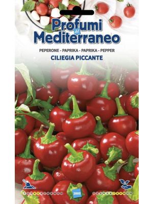 Peperone Ciliegia Piccante - busta di sementi Profumi del Mediterraneo